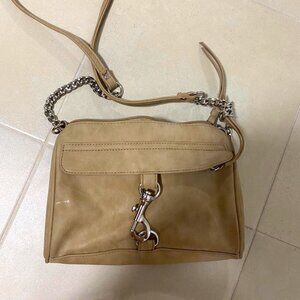 Suede Tan crossbody bag